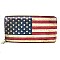 Vintage American Flag Wallet New