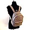 Dazzling Modern Studs Framed Medium Backpack