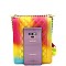 2-Way Quilted Rainbow Jelly Chain Shoulder Bag