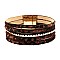 Leopard Leather Magnetic Finish Bracelet MH-ZB1428