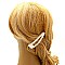 Stylish Plastic Pearl Open-cut Triangle Large Hair Pin MH-ZH0041