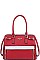 STYLISH Nicole Lee TWO TONE SATCHEL