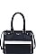 STYLISH Nicole Lee TWO TONE SATCHEL