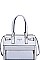 STYLISH Nicole Lee TWO TONE SATCHEL