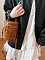 Cylender Shape Bucket - Cross body Bag