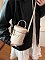Cylender Shape Bucket - Cross body Bag
