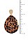 TEARDROP ANIMAL PRINT EARRING