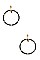 ROUND GLASS BEAD DROP EARRINGS