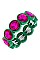 ROUND GEM LARGE BRACELET