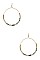 ROUND BEADED GEM EARRINGS