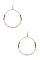 ROUND BEADED GEM EARRINGS