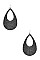 LEATHER TEARDROP CUT OUT EARRING