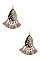 TASSEL SNAKE PATTERN DANGLE EARRING