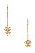 Pack of 2 Pairs of CHAIN CLUSTER BEAD EARRING