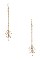 Pack of 2 Pairs of CHAIN CLUSTER BEAD EARRING