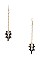 Pack of 2 Pairs of CHAIN CLUSTER BEAD EARRING