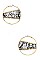 RING ACCENT MIX PRINT ROUND EARRING