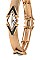 STATION LINK DIAMOND FRAMED BRACELET