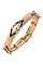 STATION LINK DIAMOND FRAMED BRACELET