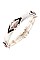 STATION LINK DIAMOND FRAMED BRACELET