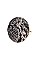 ANIMAL PRINT ROUND RING