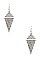 CHEVRON TRIANGLE LINK PATTERN EARRING
