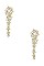 PAVED RHINESTONE DROP EARRING