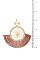 ROUND TASSEL FAN EARRING