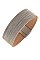 CHAIN ACCENT  MULTI ROW BRACELET