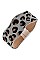 WAVE DOTTED ANIMAL PRINT FRAMED BRACELET