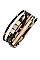 MULTI ROW ANIMAL PRINT BRACELET