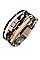 MULTI ROW ANIMAL PRINT BRACELET