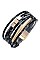 MULTI ROW ANIMAL PRINT BRACELET