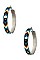 BEAD PATTERN TRIBAL HOOP EARRING