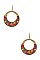 GEO PATTERN MULTI COLOR EARRING