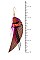 DANGLING MULTI FEATHER EARRING