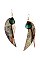 DANGLING MULTI FEATHER EARRING