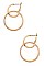 LINKED DOUBLE CIRCLE EARRING