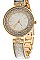 FASHION CRYSTAL FACE ACCENT WATCH