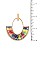 DROP WOVEN THREAD EARRING