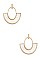 DROP WOVEN THREAD EARRING