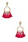 DANGLING TASSEL EARRING