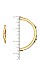 HINGE CROSS ACCENT BANGLE BRACELET