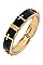 HINGE CROSS ACCENT BANGLE BRACELET