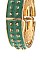 SPIKED HINGE BANGLE BRACELET