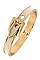 HINGE BUCKLE ACCENT BANGLE BRACELET
