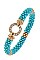 STYLISH BEADED BRACELET RING