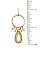 DRUZY STONE DROP EARRING