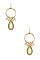 DRUZY STONE DROP EARRING