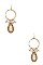 DRUZY STONE DROP EARRING